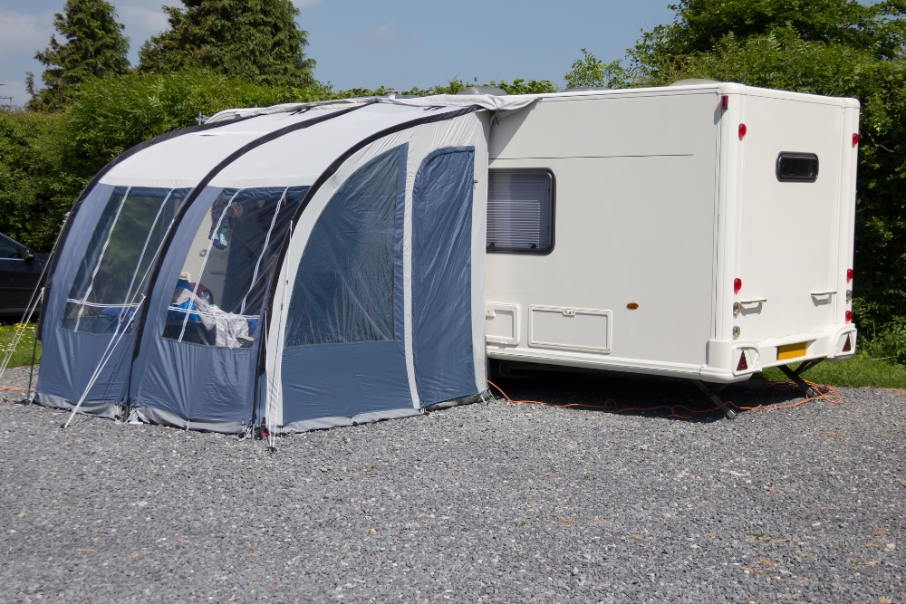 Custom awnings for caravan
